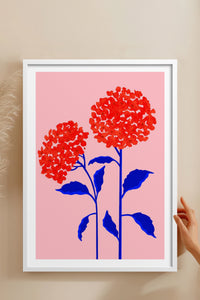HOMEPACK Ahşap Çerçeveli Tablo Çerçeveli Poster Sanatsal Modern Duvar Dekoru TK-835