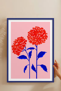 HOMEPACK Ahşap Çerçeveli Tablo Çerçeveli Poster Sanatsal Modern Duvar Dekoru TK-835
