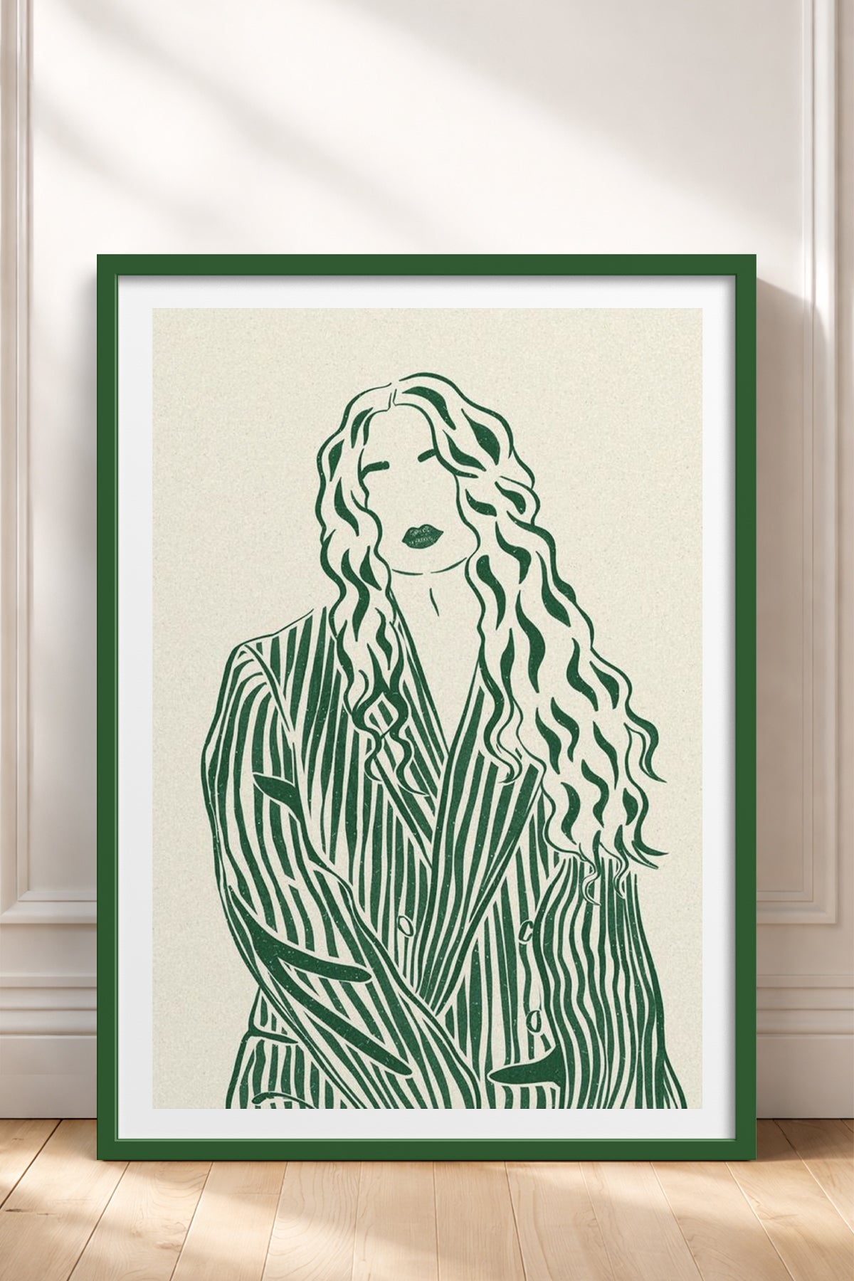 HOMEPACK Ahşap Çerçeveli Tablo Çerçeveli Poster Sanatsal Modern Duvar Dekoru TK-837