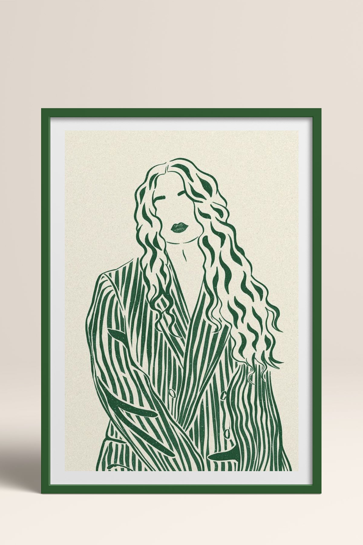 HOMEPACK Ahşap Çerçeveli Tablo Çerçeveli Poster Sanatsal Modern Duvar Dekoru TK-837