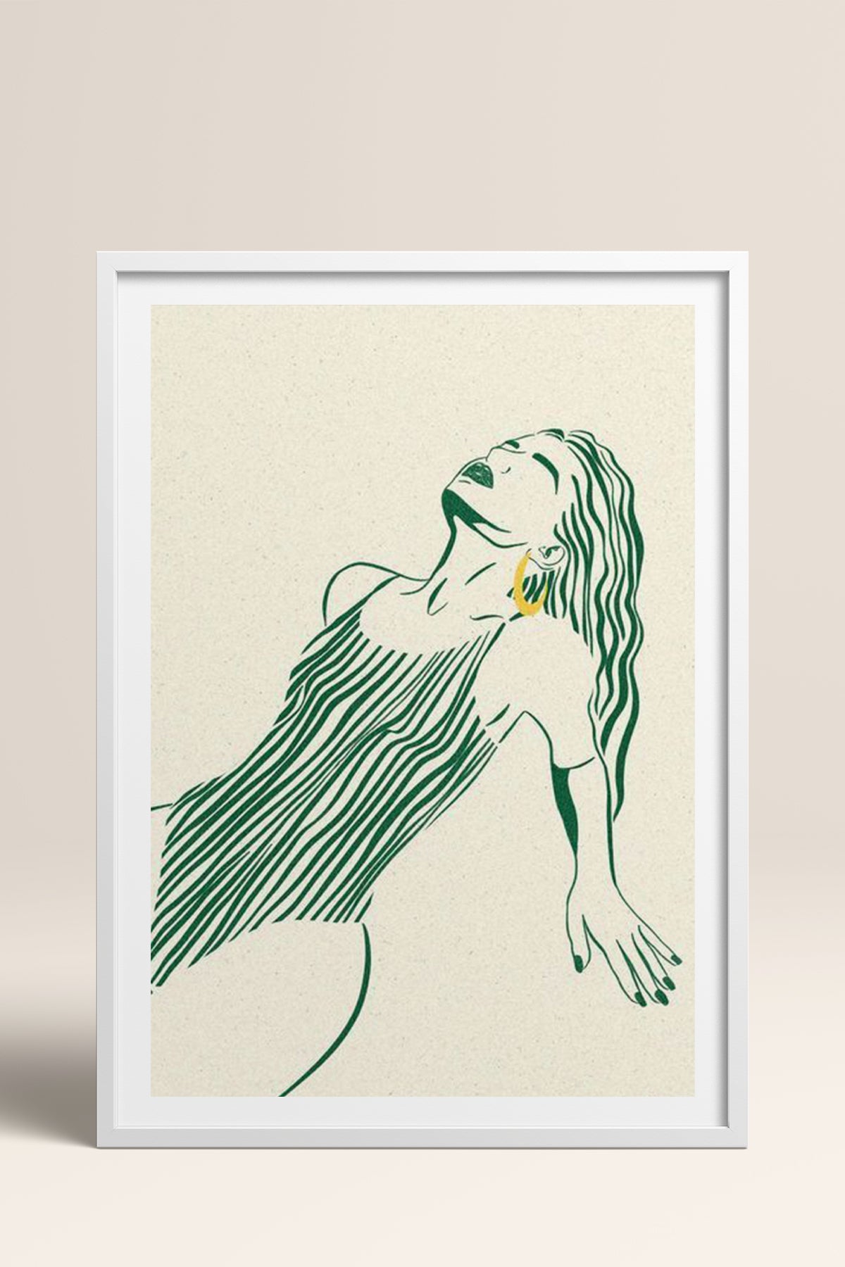 HOMEPACK Ahşap Çerçeveli Tablo Çerçeveli Poster Sanatsal Modern Duvar Dekoru TK-838