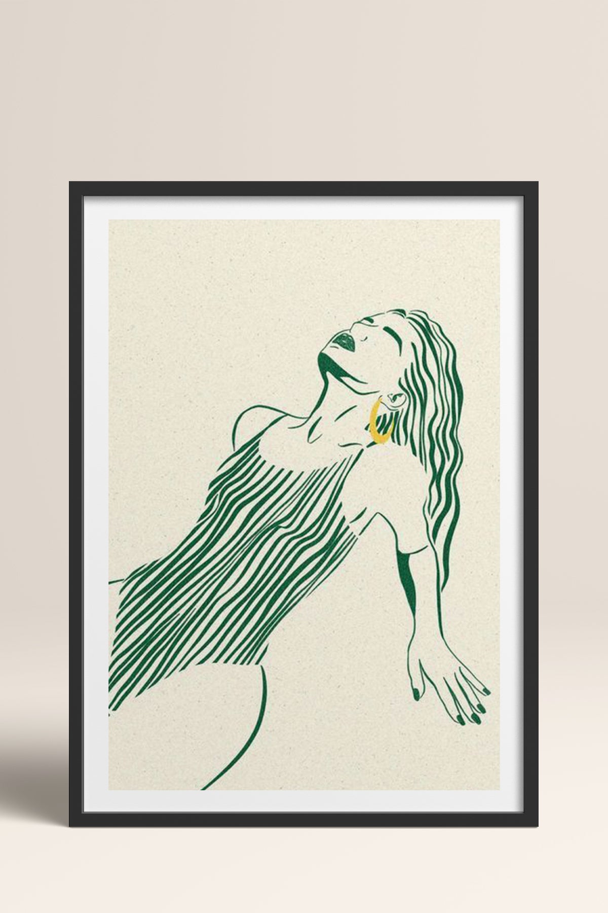 HOMEPACK Ahşap Çerçeveli Tablo Çerçeveli Poster Sanatsal Modern Duvar Dekoru TK-838