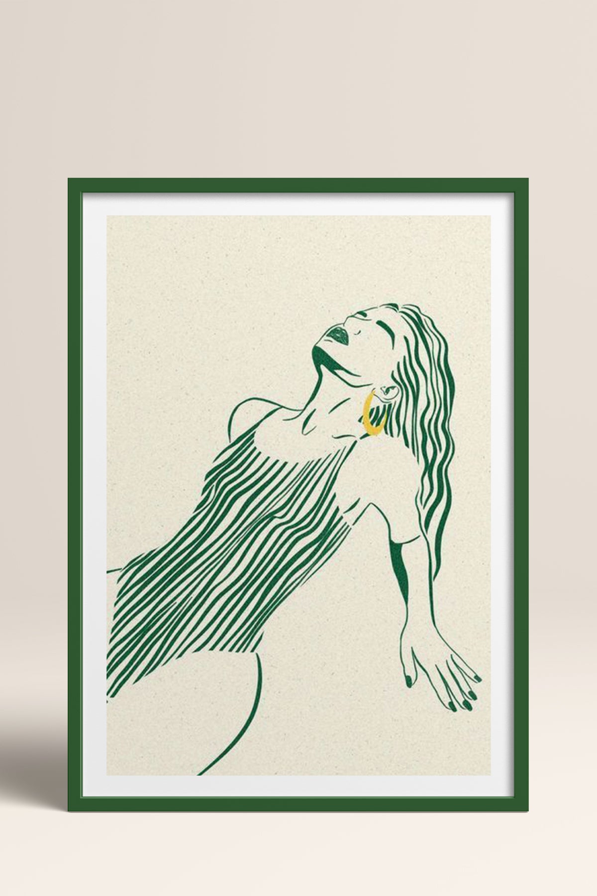 HOMEPACK Ahşap Çerçeveli Tablo Çerçeveli Poster Sanatsal Modern Duvar Dekoru TK-838