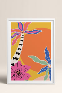 HOMEPACK Ahşap Çerçeveli Tablo Çerçeveli Poster Sanatsal Modern Duvar Dekoru TK-842