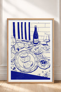 HOMEPACK Ahşap Çerçeveli Tablo Çerçeveli Poster Sanatsal Modern Duvar Dekoru TK-843
