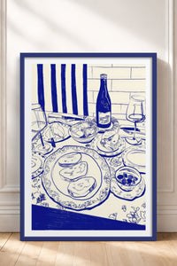 HOMEPACK Ahşap Çerçeveli Tablo Çerçeveli Poster Sanatsal Modern Duvar Dekoru TK-843