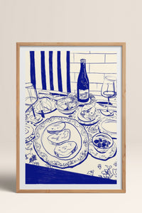 HOMEPACK Ahşap Çerçeveli Tablo Çerçeveli Poster Sanatsal Modern Duvar Dekoru TK-843