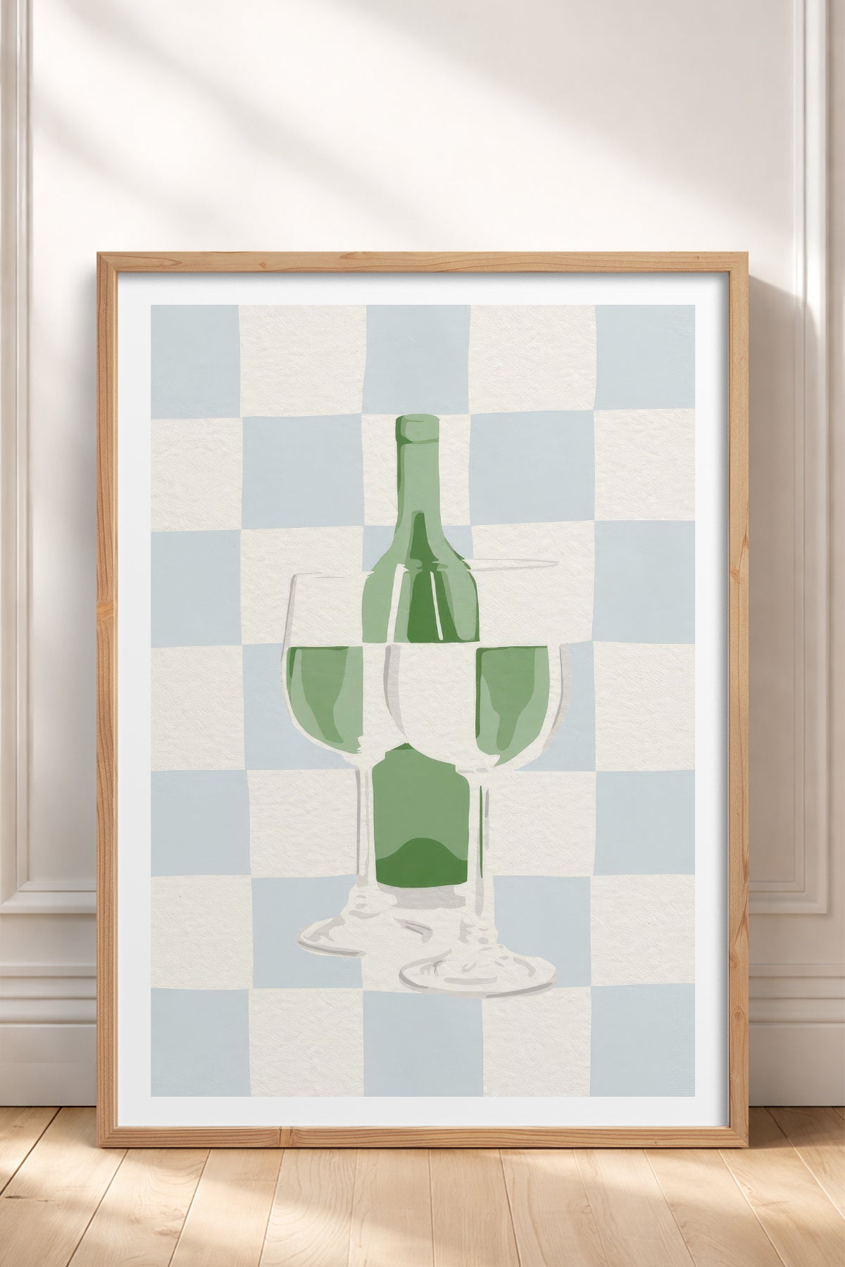 HOMEPACK Ahşap Çerçeveli Tablo Çerçeveli Poster Sanatsal Modern Duvar Dekoru TK-845