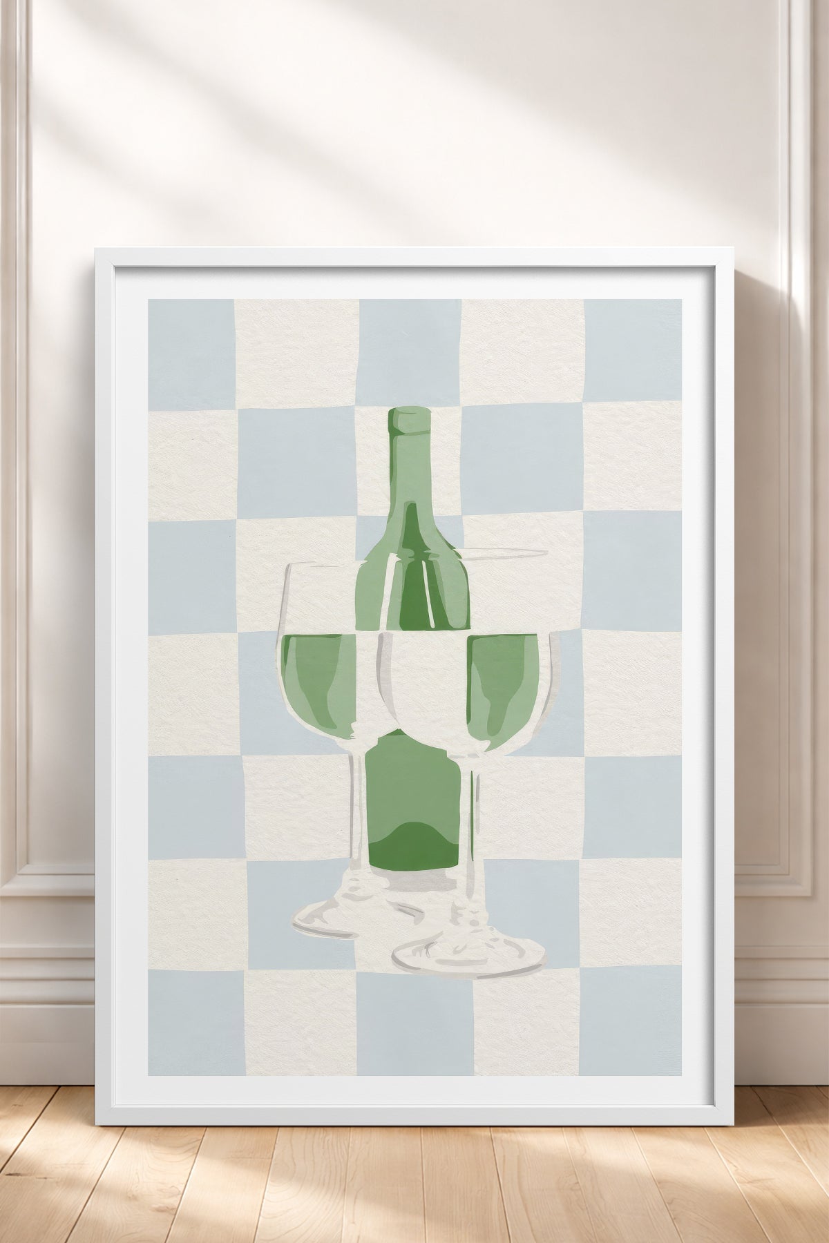 HOMEPACK Ahşap Çerçeveli Tablo Çerçeveli Poster Sanatsal Modern Duvar Dekoru TK-845