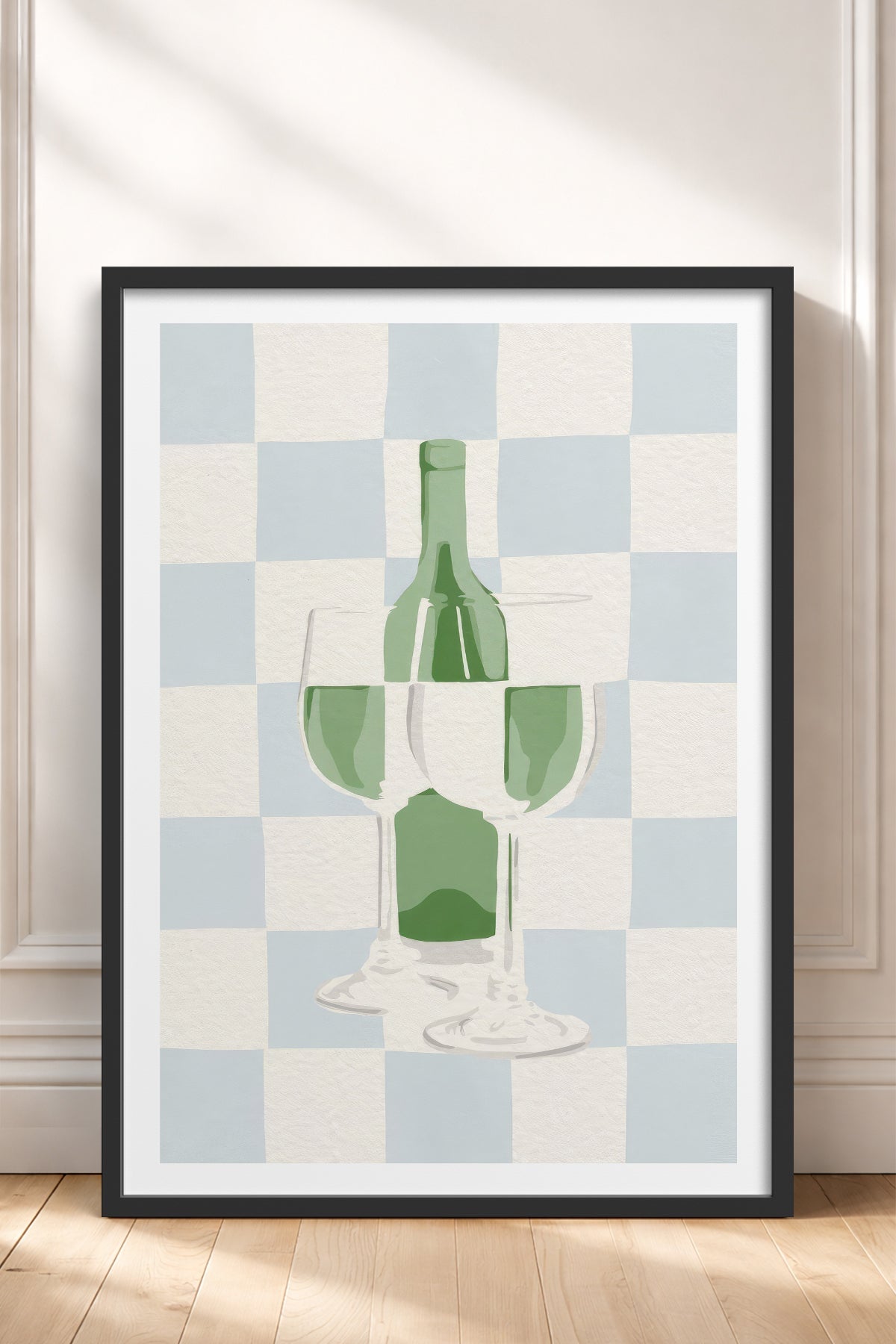 HOMEPACK Ahşap Çerçeveli Tablo Çerçeveli Poster Sanatsal Modern Duvar Dekoru TK-845