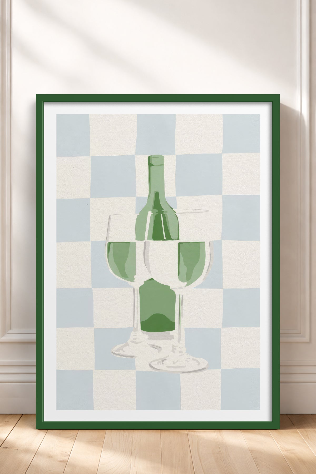 HOMEPACK Ahşap Çerçeveli Tablo Çerçeveli Poster Sanatsal Modern Duvar Dekoru TK-845