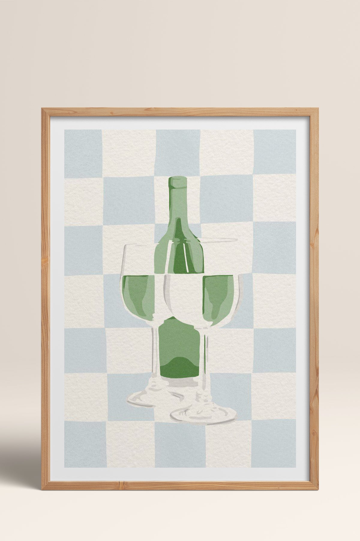 HOMEPACK Ahşap Çerçeveli Tablo Çerçeveli Poster Sanatsal Modern Duvar Dekoru TK-845
