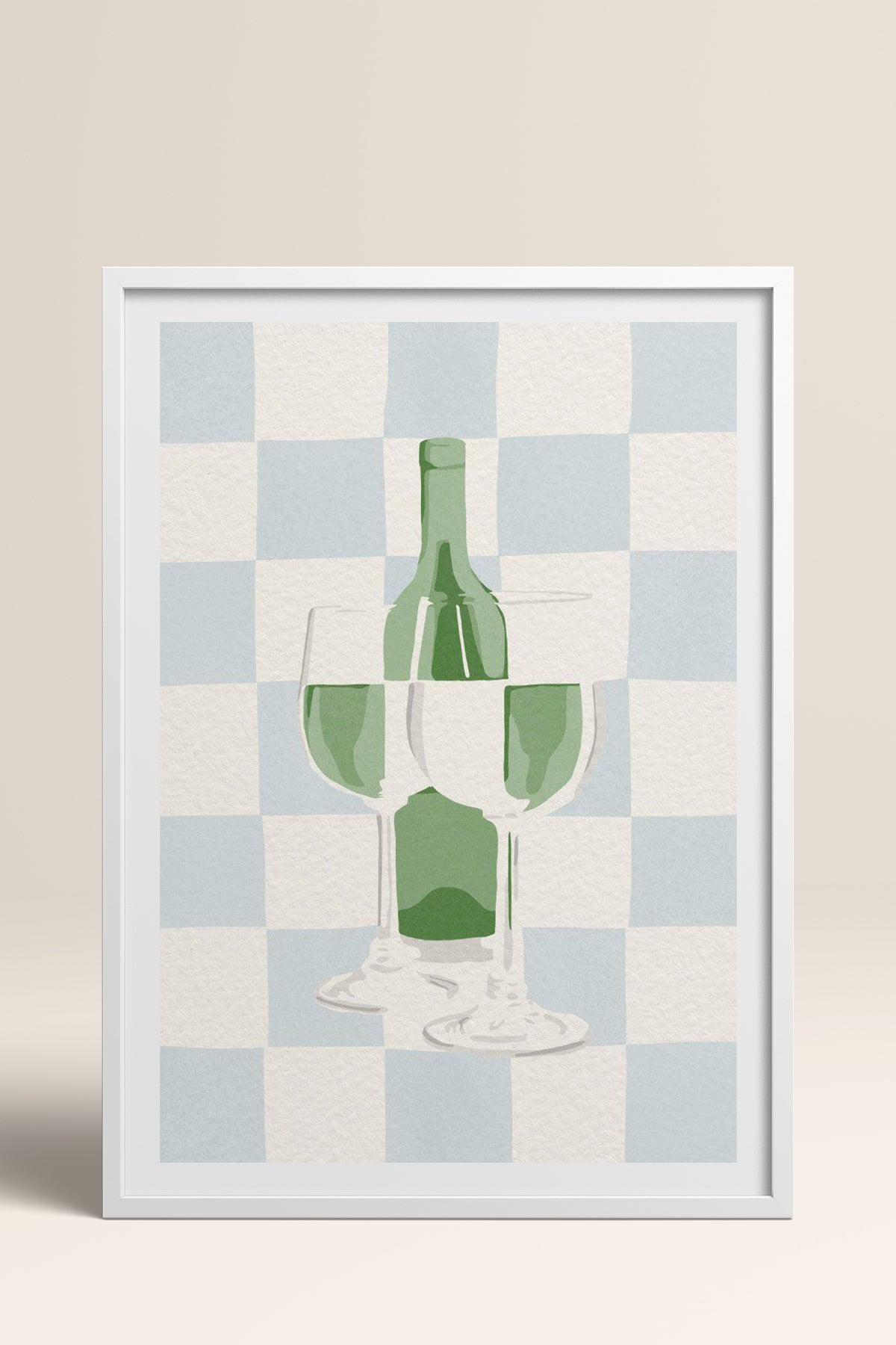 HOMEPACK Ahşap Çerçeveli Tablo Çerçeveli Poster Sanatsal Modern Duvar Dekoru TK-845