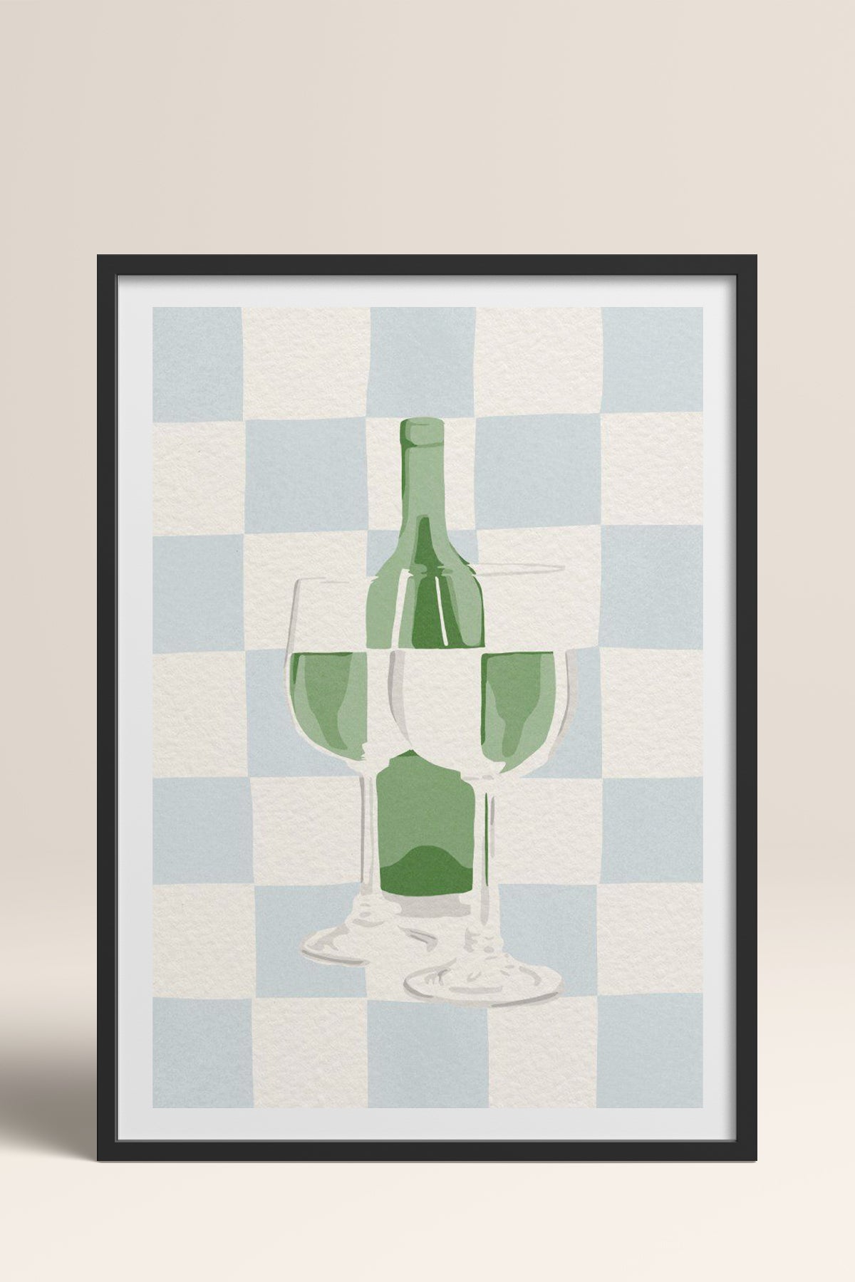 HOMEPACK Ahşap Çerçeveli Tablo Çerçeveli Poster Sanatsal Modern Duvar Dekoru TK-845