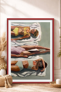 HOMEPACK Ahşap Çerçeveli Tablo Çerçeveli Poster Sanatsal Modern Duvar Dekoru TK-846