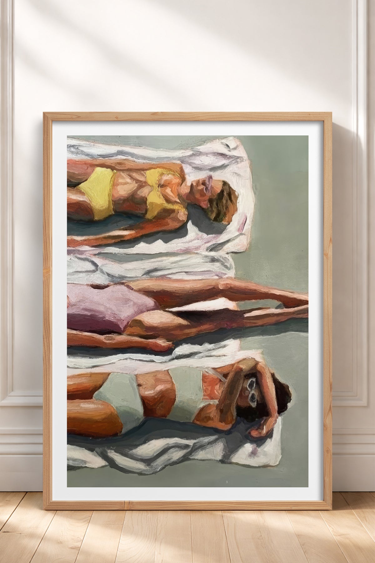 HOMEPACK Ahşap Çerçeveli Tablo Çerçeveli Poster Sanatsal Modern Duvar Dekoru TK-846