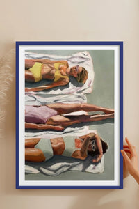 HOMEPACK Ahşap Çerçeveli Tablo Çerçeveli Poster Sanatsal Modern Duvar Dekoru TK-846