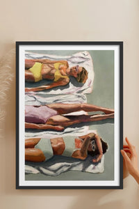 HOMEPACK Ahşap Çerçeveli Tablo Çerçeveli Poster Sanatsal Modern Duvar Dekoru TK-846