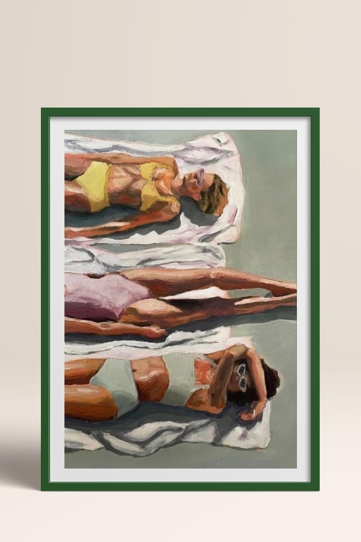 HOMEPACK Ahşap Çerçeveli Tablo Çerçeveli Poster Sanatsal Modern Duvar Dekoru TK-846