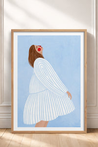 HOMEPACK Ahşap Çerçeveli Tablo Çerçeveli Poster Sanatsal Modern Duvar Dekoru TK-848