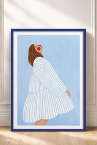 HOMEPACK Ahşap Çerçeveli Tablo Çerçeveli Poster Sanatsal Modern Duvar Dekoru TK-848