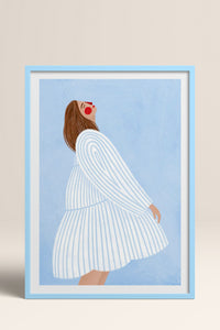 HOMEPACK Ahşap Çerçeveli Tablo Çerçeveli Poster Sanatsal Modern Duvar Dekoru TK-848