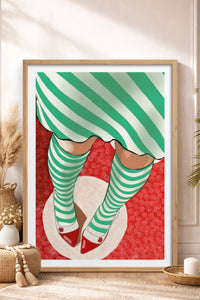HOMEPACK Ahşap Çerçeveli Tablo Çerçeveli Poster Sanatsal Modern Duvar Dekoru TK-852