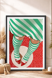HOMEPACK Ahşap Çerçeveli Tablo Çerçeveli Poster Sanatsal Modern Duvar Dekoru TK-852