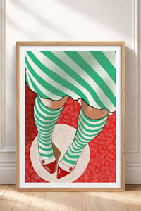HOMEPACK Ahşap Çerçeveli Tablo Çerçeveli Poster Sanatsal Modern Duvar Dekoru TK-852
