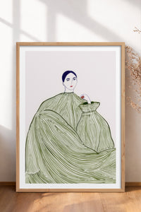 HOMEPACK Ahşap Çerçeveli Tablo Çerçeveli Poster Sanatsal Modern Duvar Dekoru TK-853