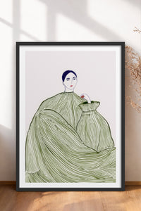 HOMEPACK Ahşap Çerçeveli Tablo Çerçeveli Poster Sanatsal Modern Duvar Dekoru TK-853