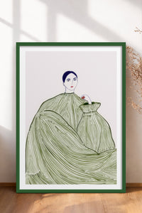 HOMEPACK Ahşap Çerçeveli Tablo Çerçeveli Poster Sanatsal Modern Duvar Dekoru TK-853