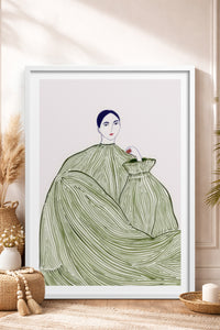 HOMEPACK Ahşap Çerçeveli Tablo Çerçeveli Poster Sanatsal Modern Duvar Dekoru TK-853