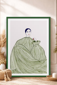 HOMEPACK Ahşap Çerçeveli Tablo Çerçeveli Poster Sanatsal Modern Duvar Dekoru TK-853