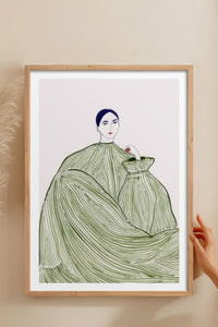 HOMEPACK Ahşap Çerçeveli Tablo Çerçeveli Poster Sanatsal Modern Duvar Dekoru TK-853