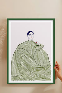 HOMEPACK Ahşap Çerçeveli Tablo Çerçeveli Poster Sanatsal Modern Duvar Dekoru TK-853