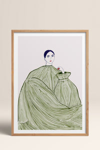HOMEPACK Ahşap Çerçeveli Tablo Çerçeveli Poster Sanatsal Modern Duvar Dekoru TK-853