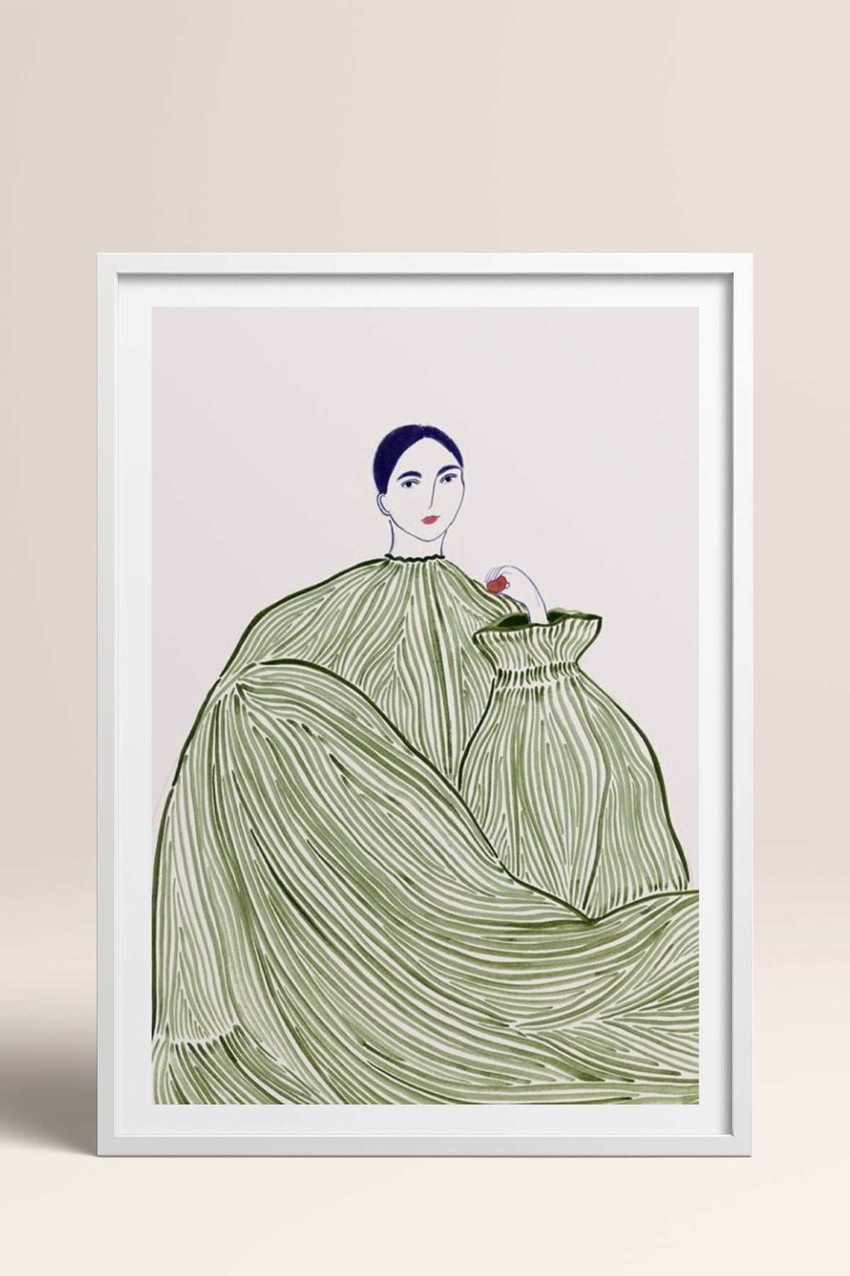 HOMEPACK Ahşap Çerçeveli Tablo Çerçeveli Poster Sanatsal Modern Duvar Dekoru TK-853