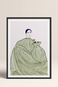 HOMEPACK Ahşap Çerçeveli Tablo Çerçeveli Poster Sanatsal Modern Duvar Dekoru TK-853