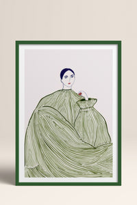 HOMEPACK Ahşap Çerçeveli Tablo Çerçeveli Poster Sanatsal Modern Duvar Dekoru TK-853