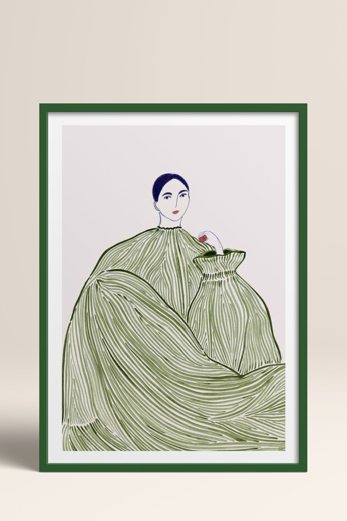 HOMEPACK Ahşap Çerçeveli Tablo Çerçeveli Poster Sanatsal Modern Duvar Dekoru TK-853
