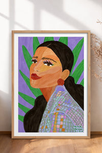 HOMEPACK Ahşap Çerçeveli Tablo Çerçeveli Poster Sanatsal Modern Duvar Dekoru TK-854