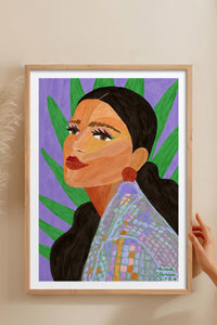 HOMEPACK Ahşap Çerçeveli Tablo Çerçeveli Poster Sanatsal Modern Duvar Dekoru TK-854
