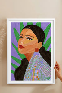 HOMEPACK Ahşap Çerçeveli Tablo Çerçeveli Poster Sanatsal Modern Duvar Dekoru TK-854