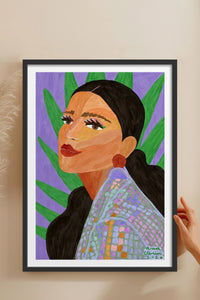 HOMEPACK Ahşap Çerçeveli Tablo Çerçeveli Poster Sanatsal Modern Duvar Dekoru TK-854