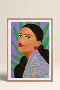 HOMEPACK Ahşap Çerçeveli Tablo Çerçeveli Poster Sanatsal Modern Duvar Dekoru TK-854