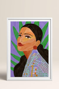 HOMEPACK Ahşap Çerçeveli Tablo Çerçeveli Poster Sanatsal Modern Duvar Dekoru TK-854