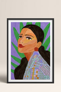 HOMEPACK Ahşap Çerçeveli Tablo Çerçeveli Poster Sanatsal Modern Duvar Dekoru TK-854