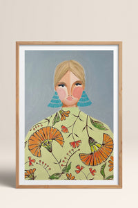HOMEPACK Ahşap Çerçeveli Tablo Çerçeveli Poster Sanatsal Modern Duvar Dekoru TK-860