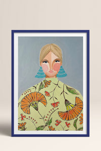 HOMEPACK Ahşap Çerçeveli Tablo Çerçeveli Poster Sanatsal Modern Duvar Dekoru TK-860